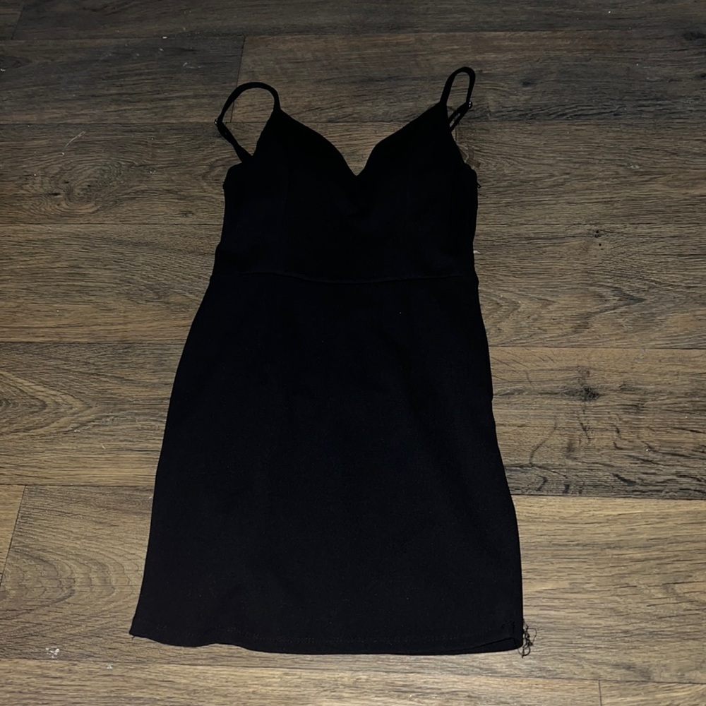 Small body con black dress
